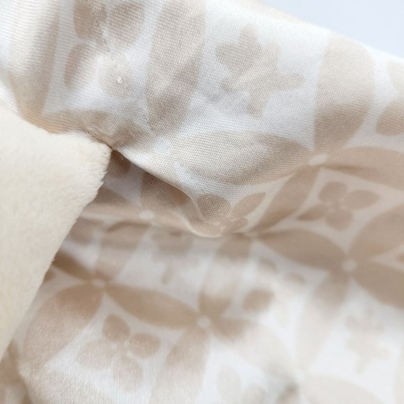 Petit Tresor of Beverly Hills Tan Bear Blanket Lovey Soft Baby Toy Satin Trimmed - Picture 9 of 9